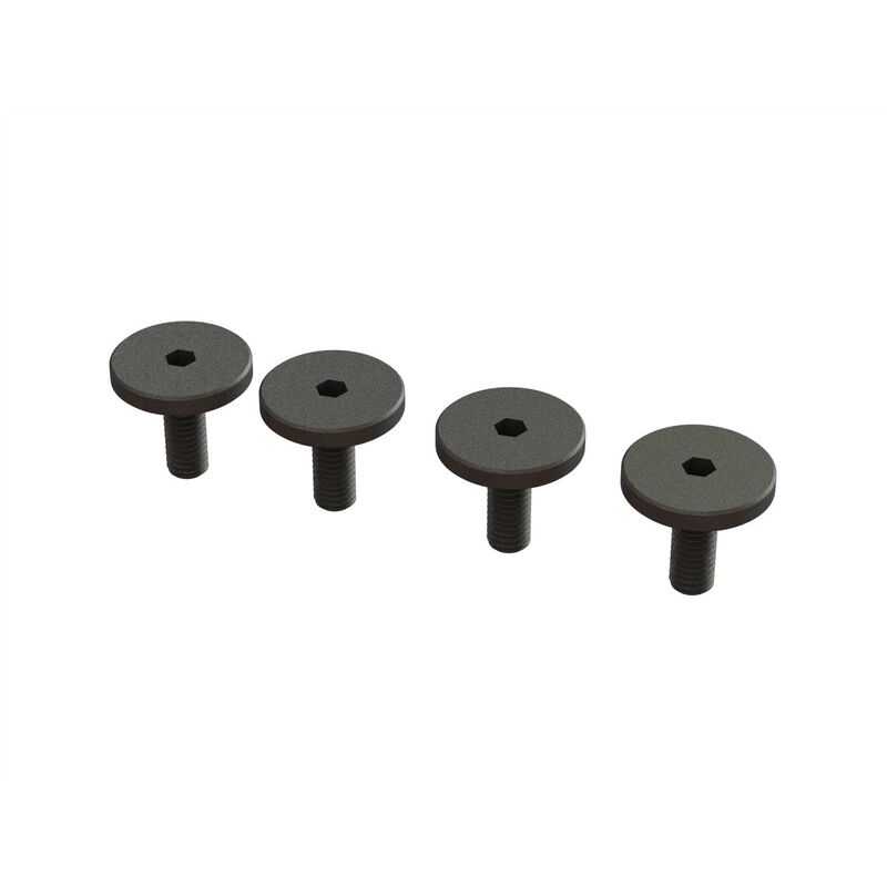ARRMA Large Head Screws, M3x8mm (4) (ARA727308) Horizon Hobby