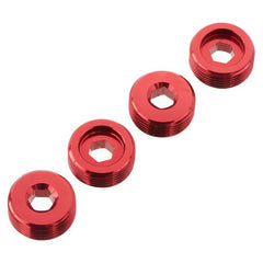 ARRMA (AR330196) Nut Front Hub Aluminum Red (4) (ARAC9920) Horizon Hobby