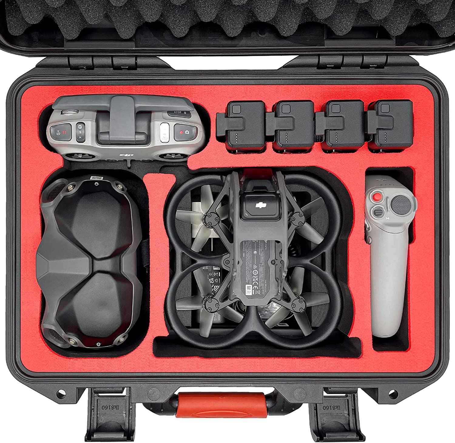 avata goggles 2 Friendly Hobbies Hard Case for DJI Avata ( DJI Goggles 2 / Goggles V2)