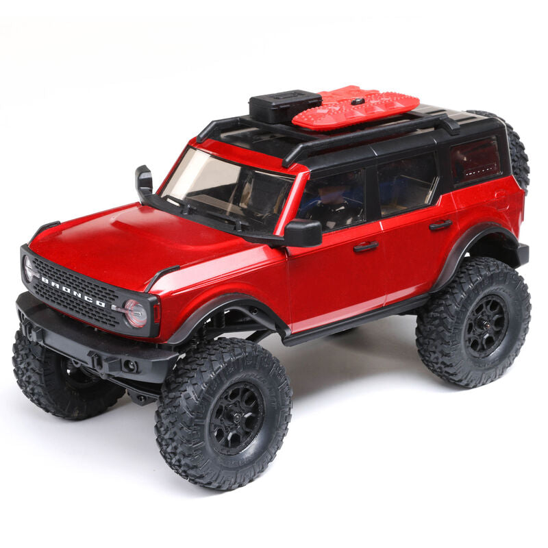 Axial 1/24 SCX24 2021 Ford Bronco 4WD Truck Brushed RTR ( Red) (AXI00006T) Horizon Hobby