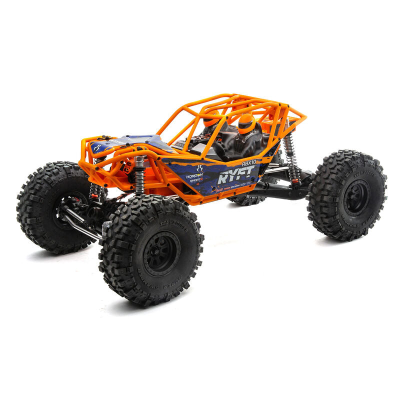 Axial 1/10 RBX10 Ryft 4WD Brushless Rock Bouncer RTR, (Orange) (AXI03005T1) Horizon Hobby
