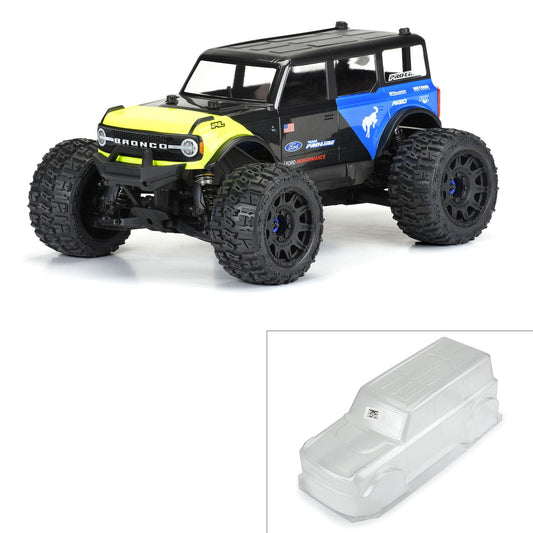 Pro-Line 1/8 2021 Ford Bronco Clear Body: MAXX, E-REVO 2.0 (PRO359400) Horizon Hobby