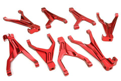Integy Billet Machined T5 Alloy Conversion Kit for 1/16 Traxxas E-Revo & Summit (C26052RED) Integy