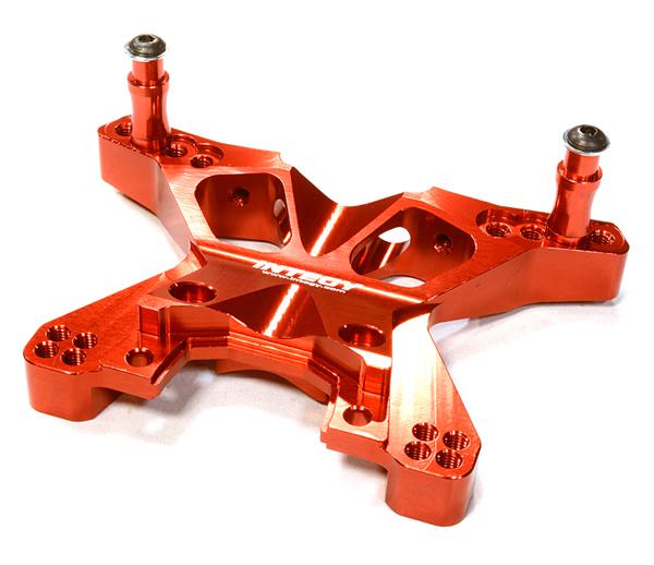 Integy Billet Machined Front Shock Tower for Traxxas 1/10 Slash 4X4 (C26398RED) Integy