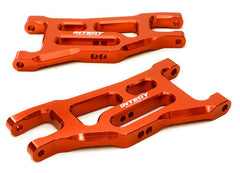 Integy Billet Machined Front Lower Arms for 1/10 Rustler 2WD, Slash 2WD & Stampede 2WD (C27100RED) Integy