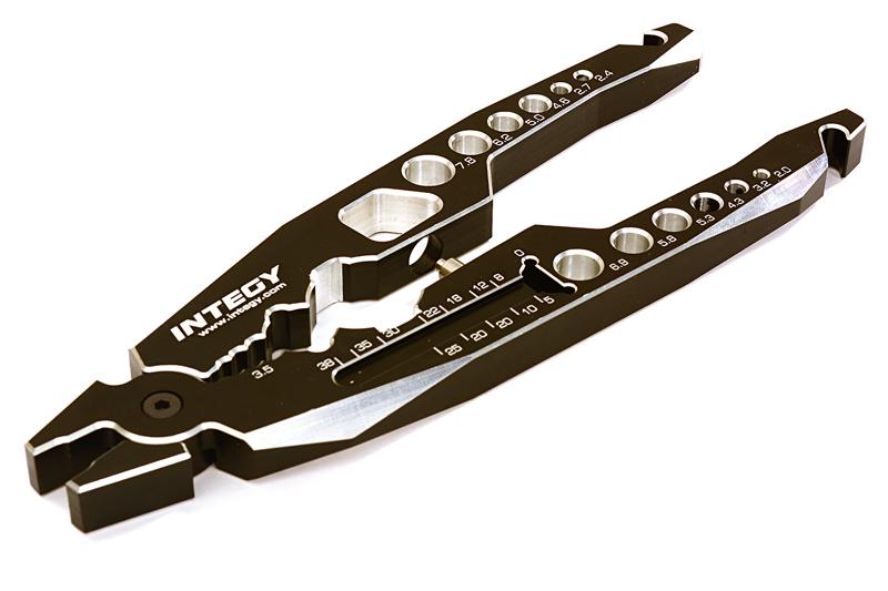 Integy Multipurpose Maintenance Pliers w/ Ball End Tool for RC Shocks (C27659BLUE) Integy
