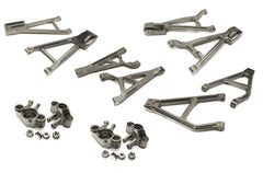 Integy Billet Machined Suspension Conversion Kit for Traxxas 1/10 E-Revo 2.0 (C28686GREY) Integy