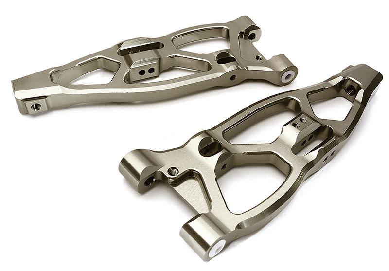 Integy Billet Machined Front Lower Suspension Arm for Arrma 1/8 Kraton 6S BLX (C28730GREY) Integy
