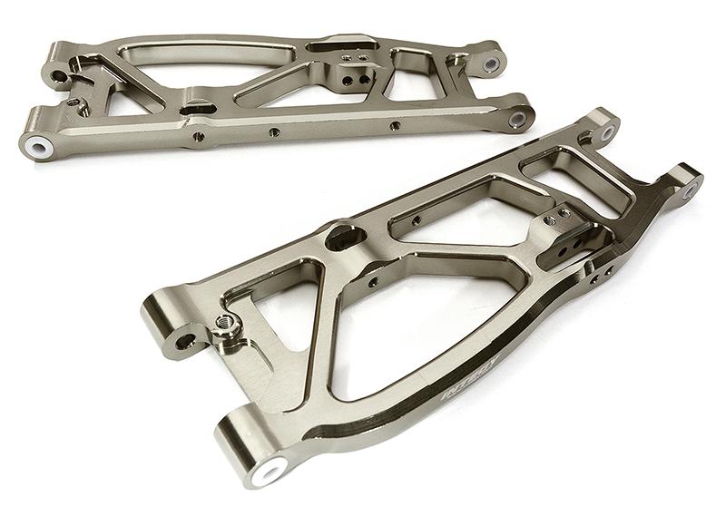 Integy Billet Machined Rear Lower Suspension Arm for Arrma 1/8 Kraton 6S BLX (C28732GREY) Integy