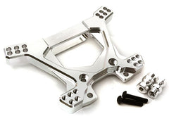 Integy Billet Machined Alloy Rear Shock Tower for Traxxas 1/10 Rustler 4X4 (C28740SILVER) Integy