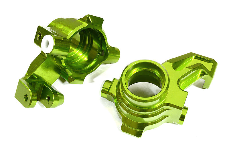 Integy Billet Machined Steering Knuckles for Traxxas 1/10 Maxx 4S (C29372GREEN) Integy