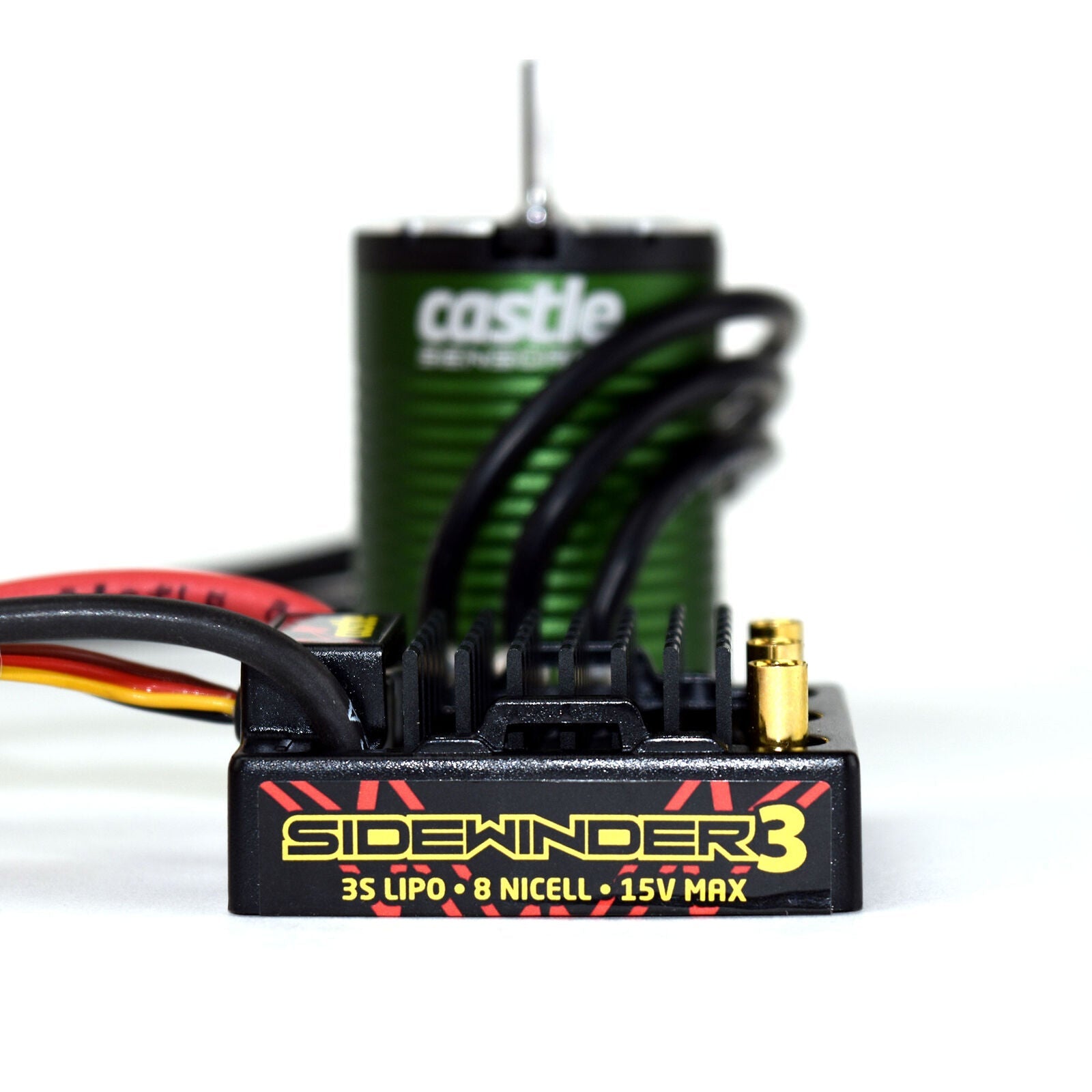 Castle Creations Sidewinder 3 WP 1/10 ESC/Motor Combo (5700kV) (CSE010011506) Horizon Hobby