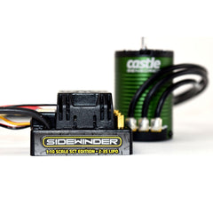 Castle Creations Sidewinder SCT Waterproof ESC w/1410-3800Kv Sensored Motor Combo (CSE010012302) Horizon Hobby