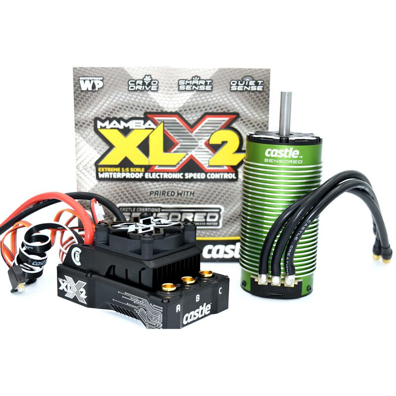 Castle Creations Mamba XLX 2 1/5 & 800Kv Motor Combo with 20A BEC (CSE010016701) Amain Hobbies