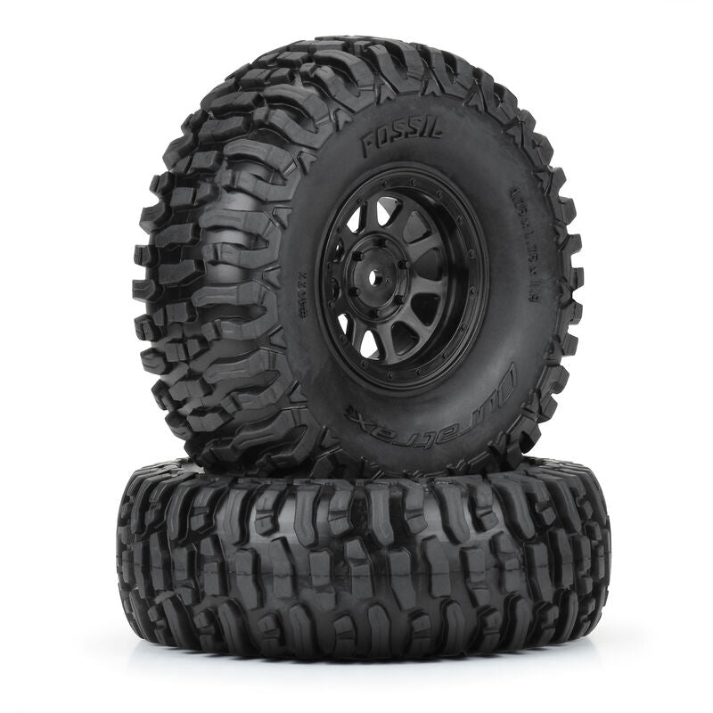 Duratrax 1/10 Fossil Font/Rear 1.9" Crawler Tires MTD 12mm Black Kodiak (2) (DTX407710) Friendly Hobbies