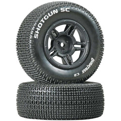 Duratrax Shotgun SC Tire C2 Mounted Rear Slash (2) (DTXC3687) Horizon Hobby