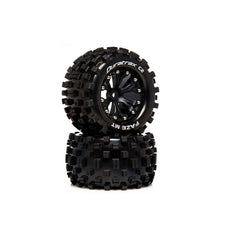 Duratrax FAZE MT 2.8 Mounted F/R C2 0 Offset Black (2) (DTXC5552) Horizon Hobby