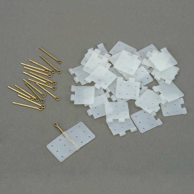 Du-Bro Nylon Hinges,Heavy Duty (15) (DUB257) Horizon Hobby
