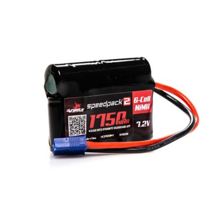 Dynamite Speedpack 2 7.2V 1750mAh 6C NiMH, EC3, MINI-S (DYNB2469) Horizon Hobby