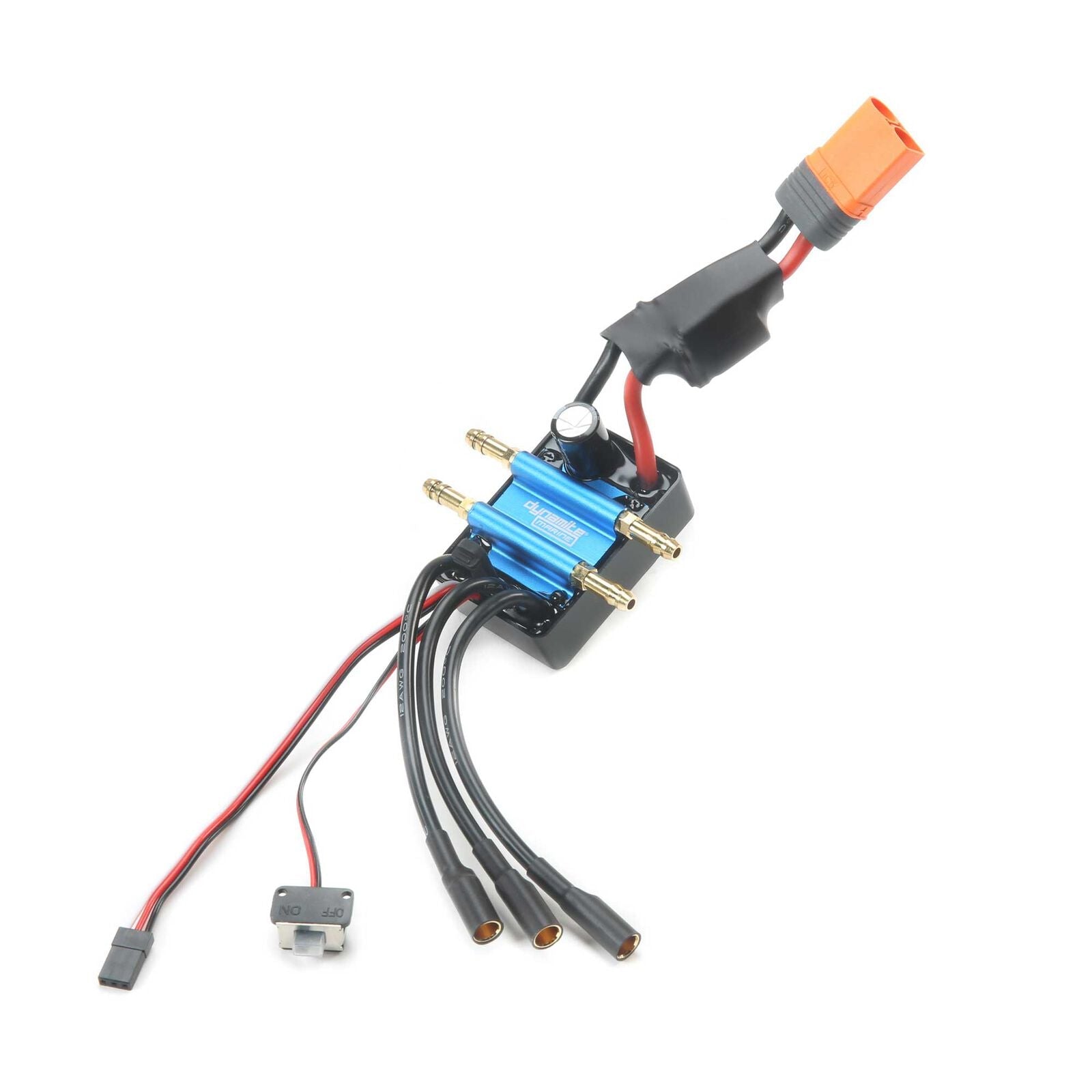 Dynamite 120A BL Marine ESC 2-6S Single Connector (DYNM3878) Horizon Hobby
