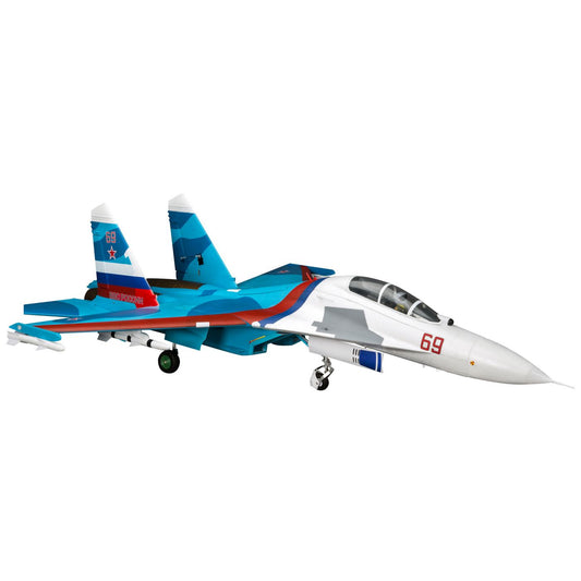 E-flite SU-30 Twin 70mm EDF BNF Basic with AS3X & SAFE Select (EFL01050)