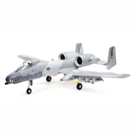 E-flite A-10 Thunderbolt II Twin 64mm EDF BNF Basic with AS3X and SAFE Select Item (EFL011500) Horizon Hobby