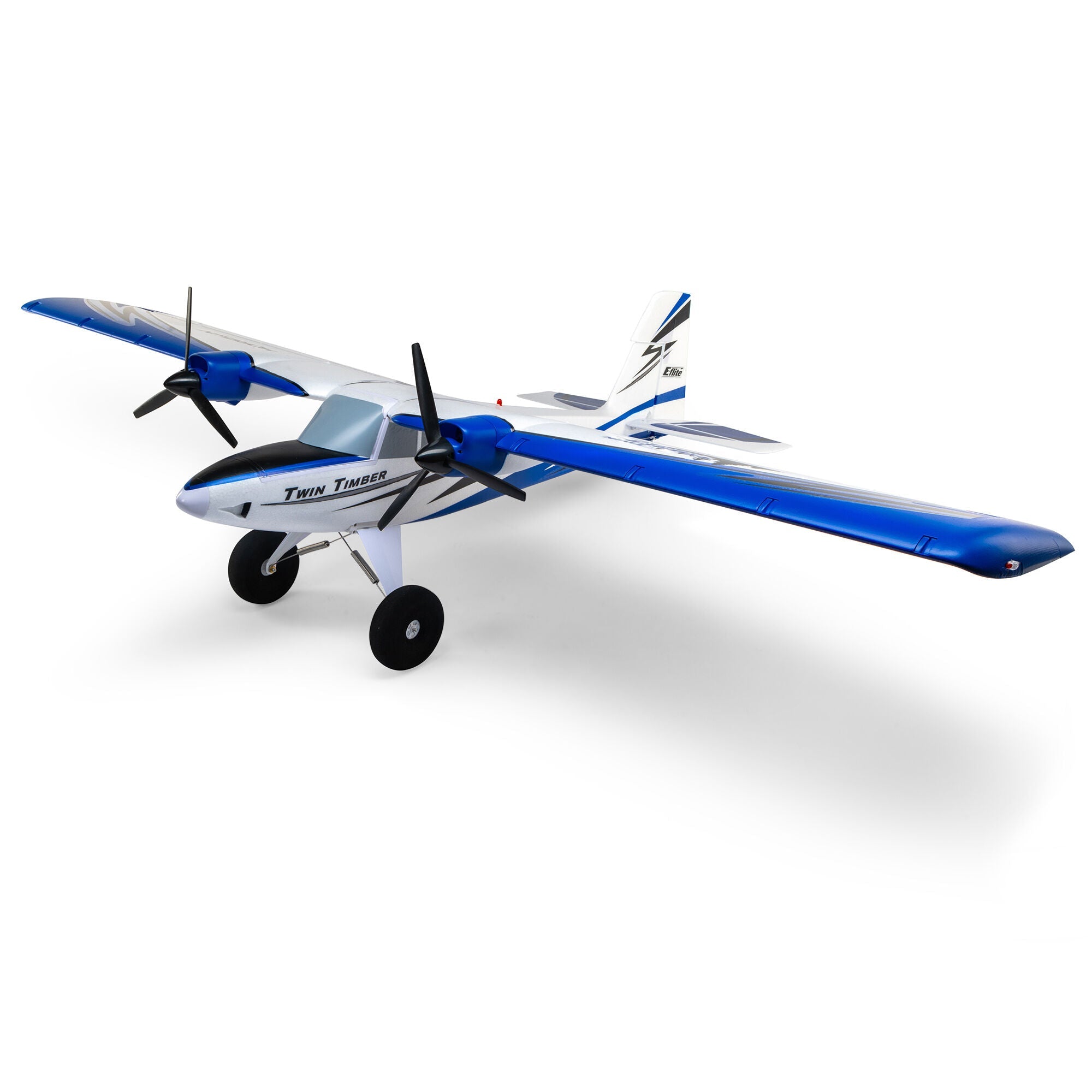 E-flite Twin Timber 1.6m BNF Basic with AS3X and SAFE Select (EFL23850) Horizon Hobby