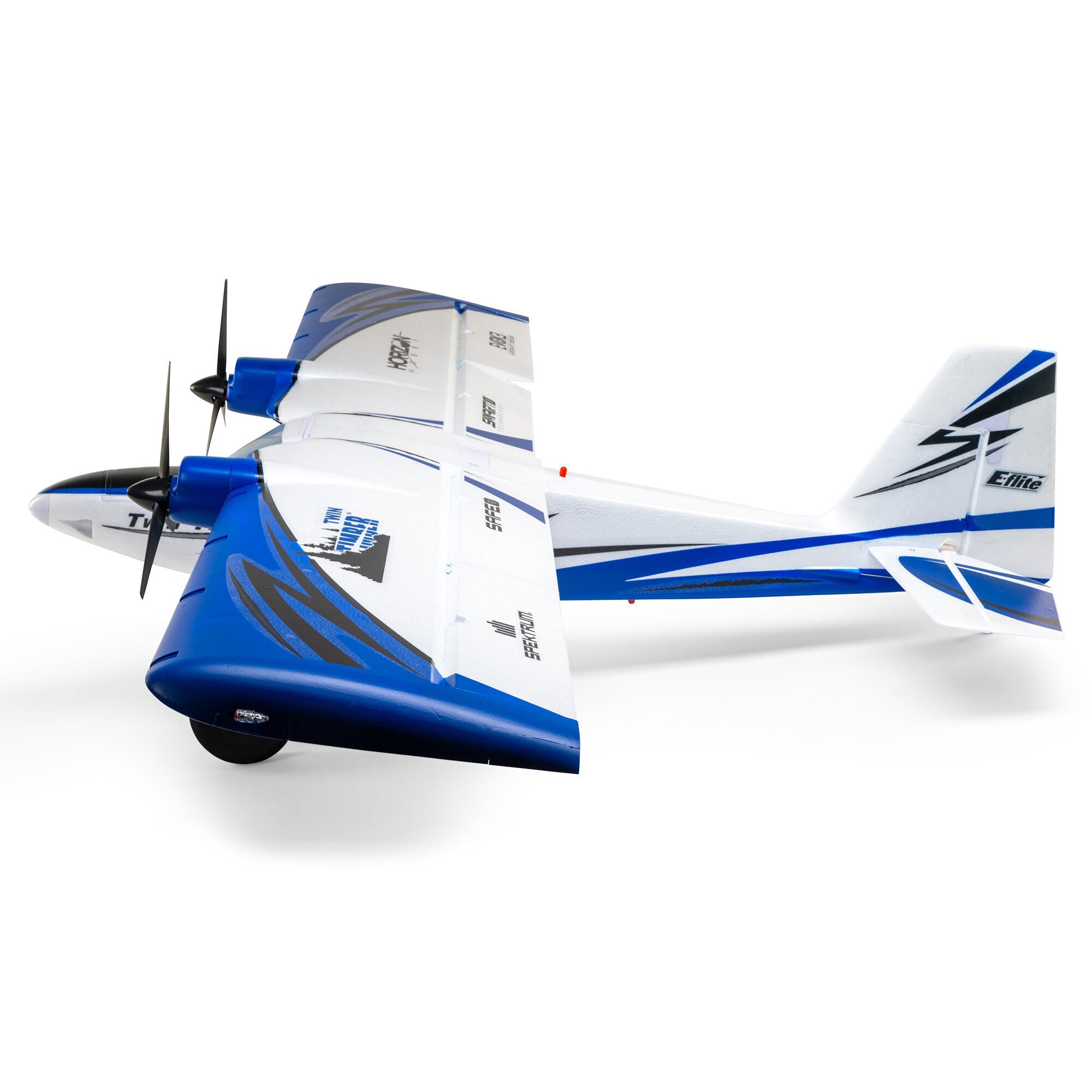E-flite Twin Timber 1.6m BNF Basic with AS3X and SAFE Select (EFL23850) Horizon Hobby