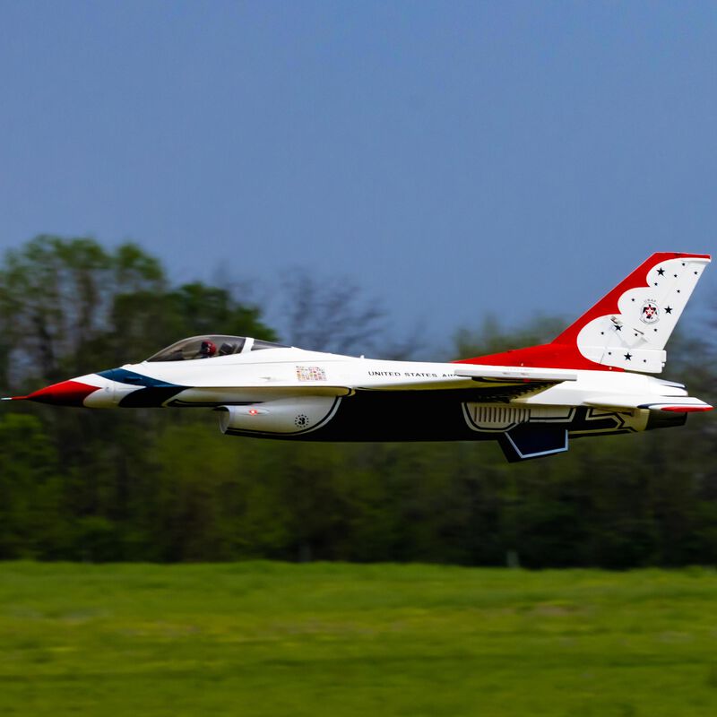 E-flite F-16 Thunderbirds 80mm EDF ARF Plus (EFL87970) Horizon Hobby