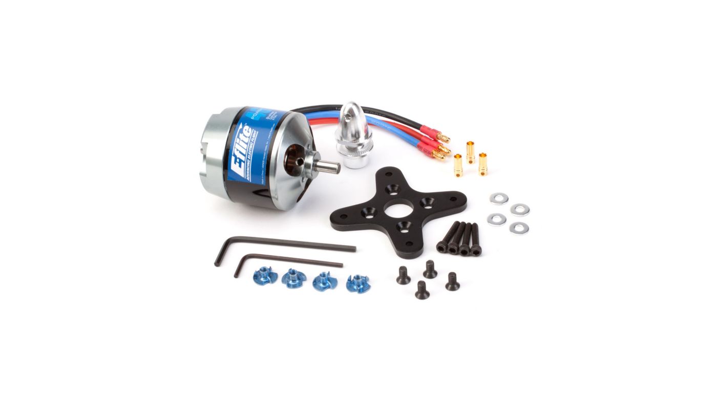 E-flite Power 46 Brushless Outrunner Motor, 670Kv (EFLM4046A) Horizon Hobby