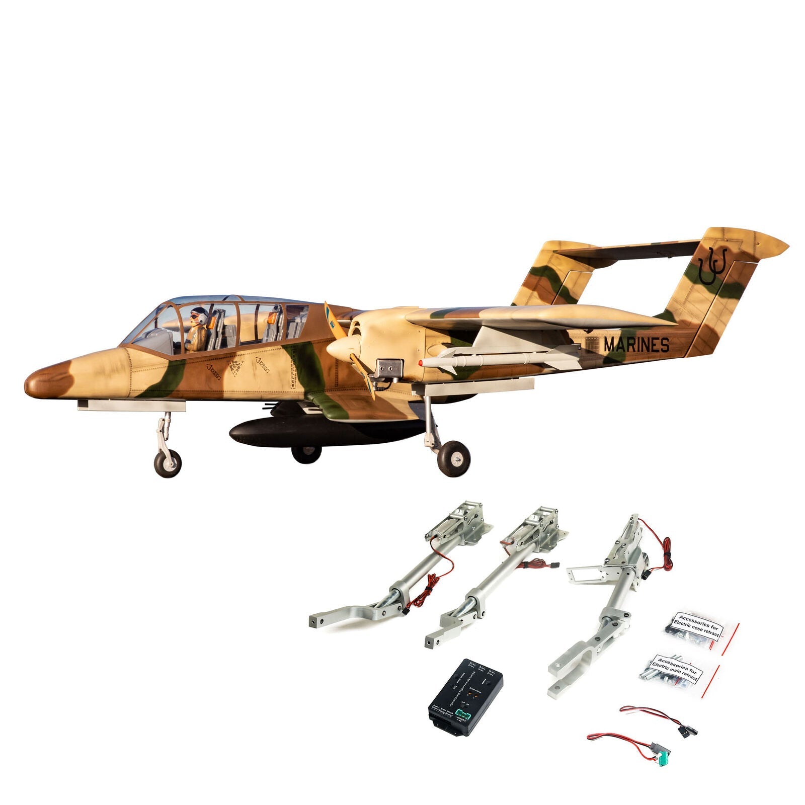 Hangar 9 OV-10 Bronco 30cc ARF, 108" with Landing Gear Set (HAN4670CR) Horizon Hobby