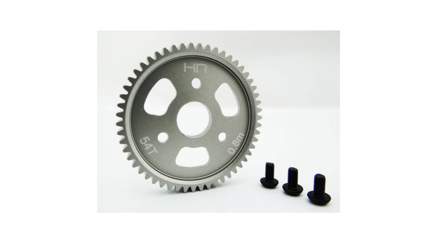 Hot Racing Aluminum Slipper Spur Gear 54T 0.8M 32P: Traxxas 4X4 (HRASLF254T) Hot Racing