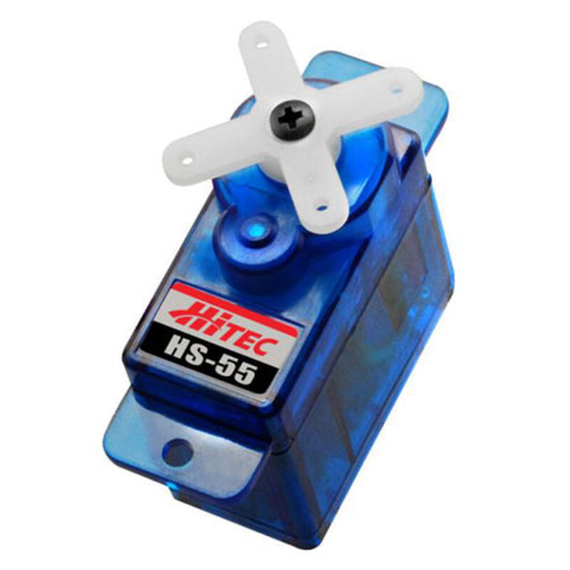 Hitec HS-55 Sub-Micro Analog Servo (HRC31055S) Horizon Hobby