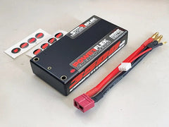 Scale Reflex Shorty LiPo 7.4v 2S 3500mah 100C Lipo Battery (W Cable 4.0mm Bullet To Deans) – 136g / 18.5mm Thick (3500) Super-G