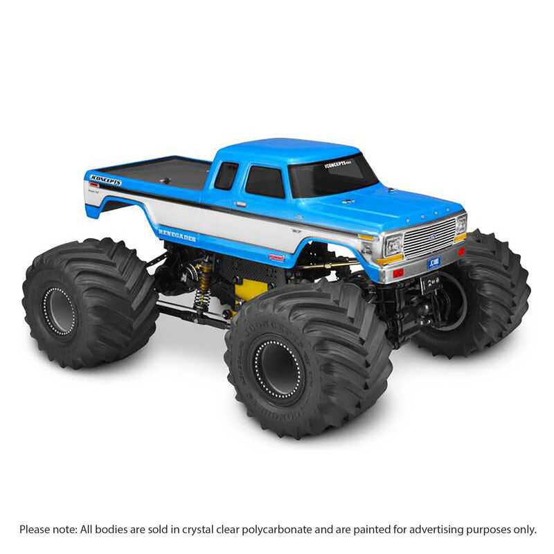 JConcepts 1/10 '79 F250 Super Cab Monster Truck Clear Body, 12.75 WB (JCO0329) Horizon Hobby