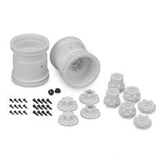 JConcepts Midwest 2.2 MT 12mm Hex Wheel with Adapter, White (2) (JCO3380W) Horizon Hobby