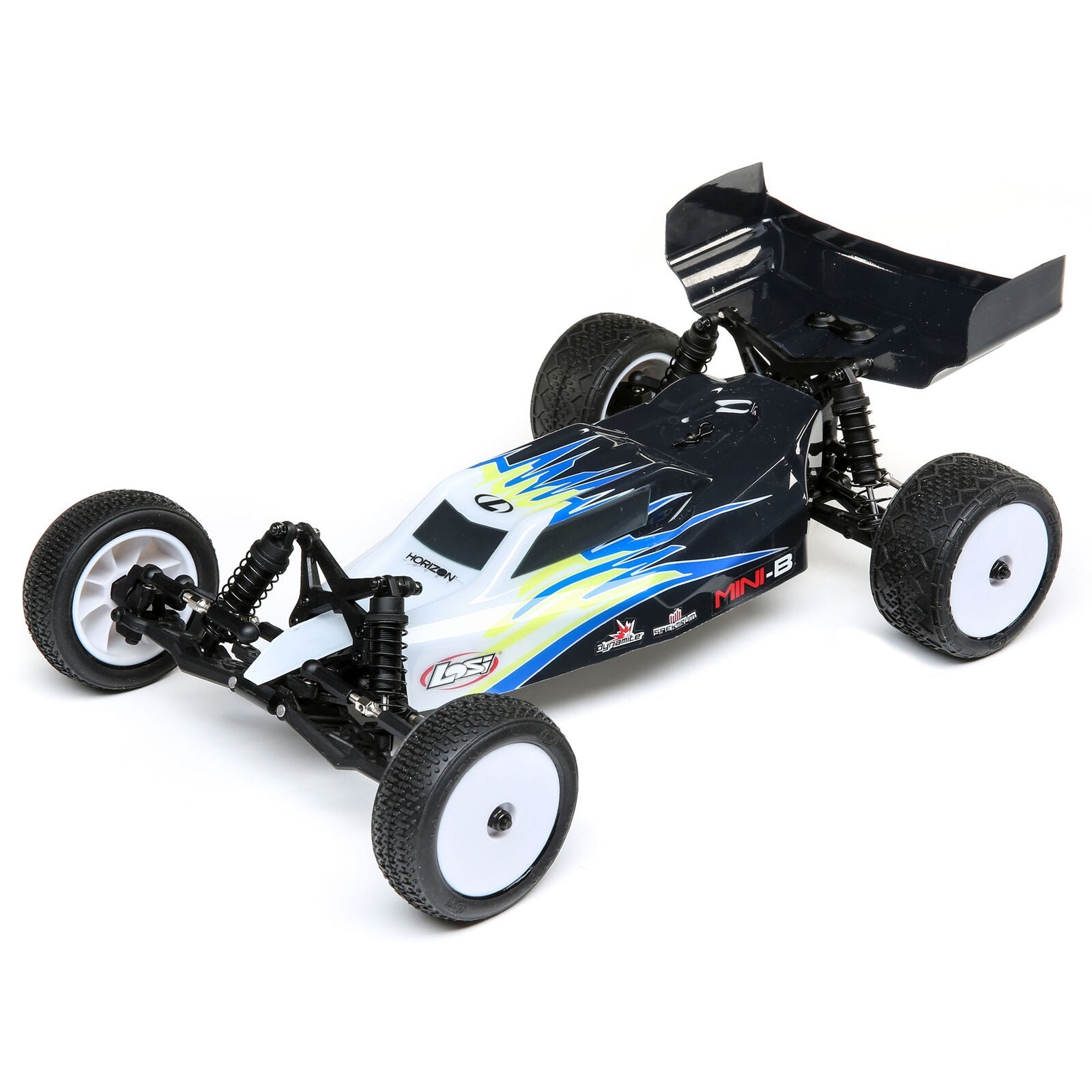 LOSI 1/16 Mini-B Brushed RTR 2WD Buggy (Blue White) (LOS01016T1) Horizon Hobby