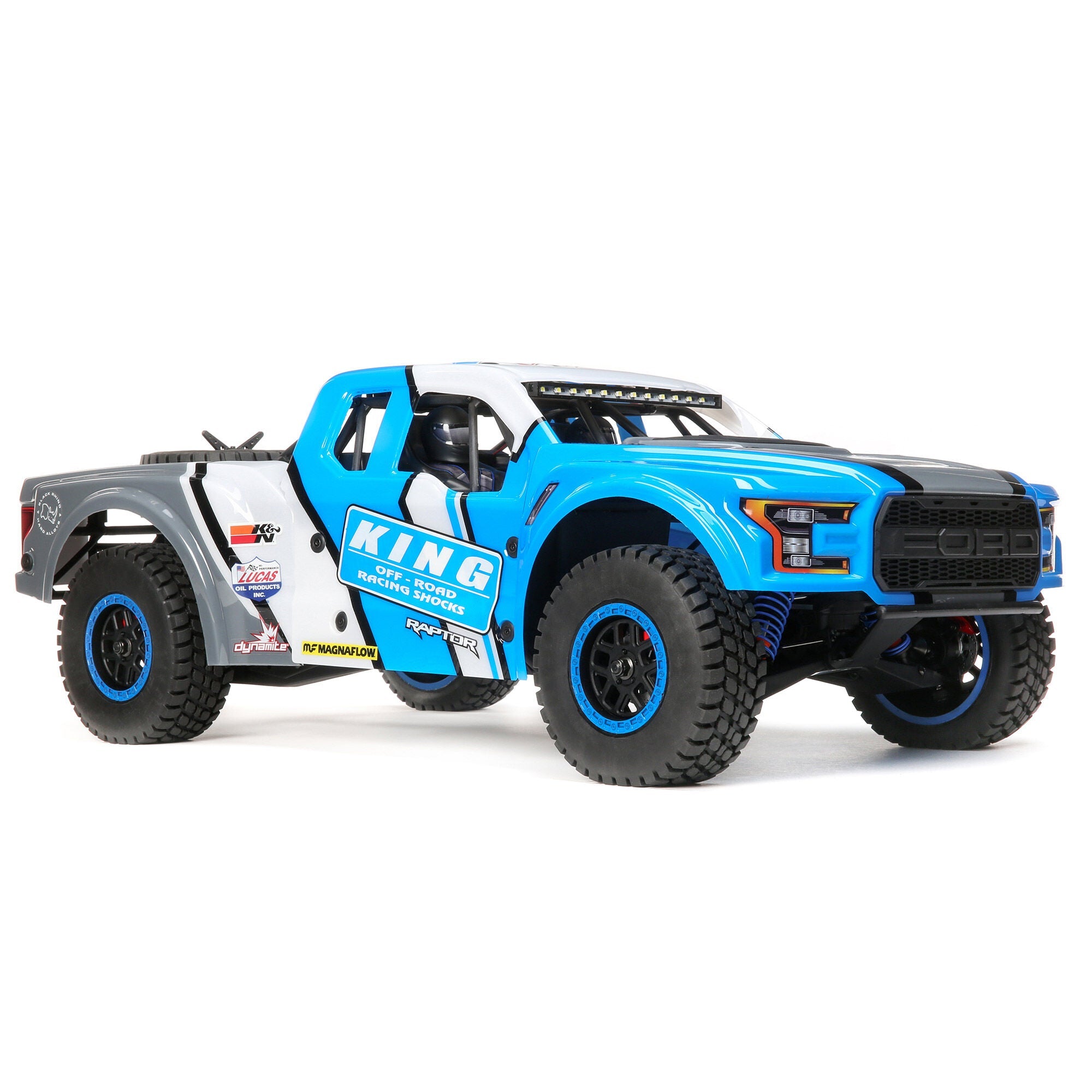 LOSI 1/10 King Shocks Ford Raptor Baja Rey 4WD Brushless RTR with SMART (LOS03020V2) Horizon Hobby