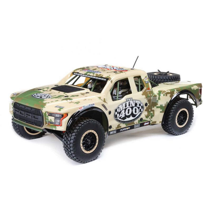 LOSI 1/10 Mint 400 Ford Raptor Baja Rey Limited Edition 4WD RTR, (LOS03048) Horizon Hobby