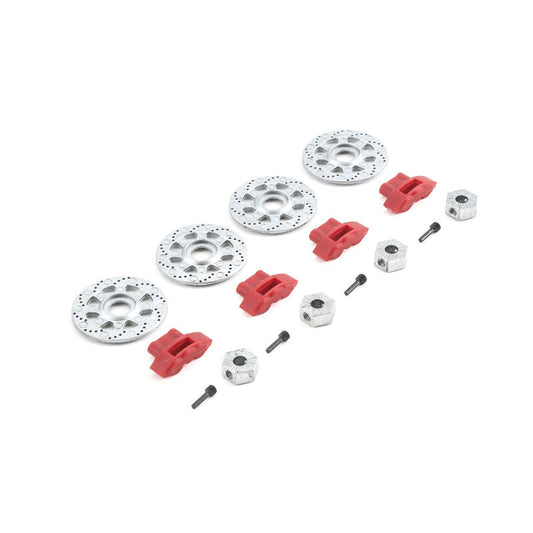 LOSI Hex Rotor Caliper and Pin Set (4): Baja Rey (LOS232006) Horizon Hobby