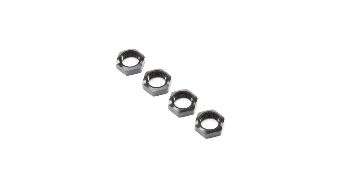 LOSI Wheel Nuts, Black (4): Super Baja Rey (LOS252078) Horizon Hobby