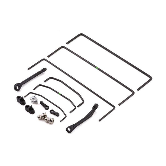 LOSI Front & Rear Sway Bar Set (3): SBR 2.0 (LOS254068) Horizon Hobby