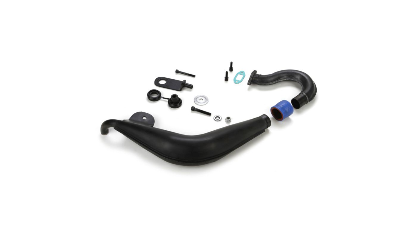 LOSI Tuned Exhaust Pipe, 23-30cc Gas Engines: 5IVE-T (LOSR8020) Horizon Hobby