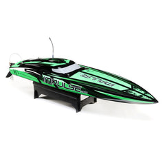 ProBoat Impulse 32" Brushless Deep-V RTR with Smart, Black/Green (PRB08037) Horizon Hobby