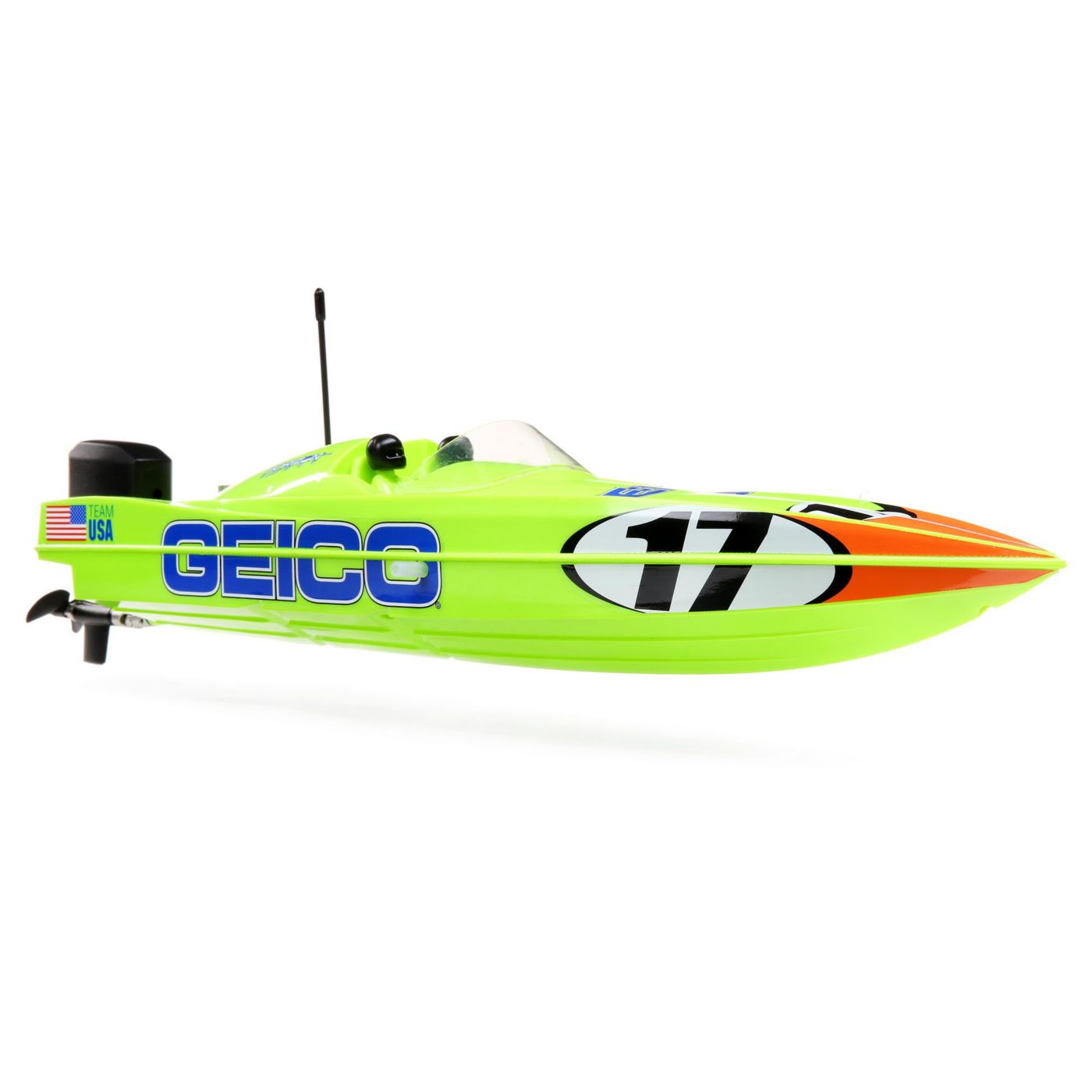 Miss GEICO 17" Power Boat Racer Self-Righting Deep-V RTR Horizon Hobby