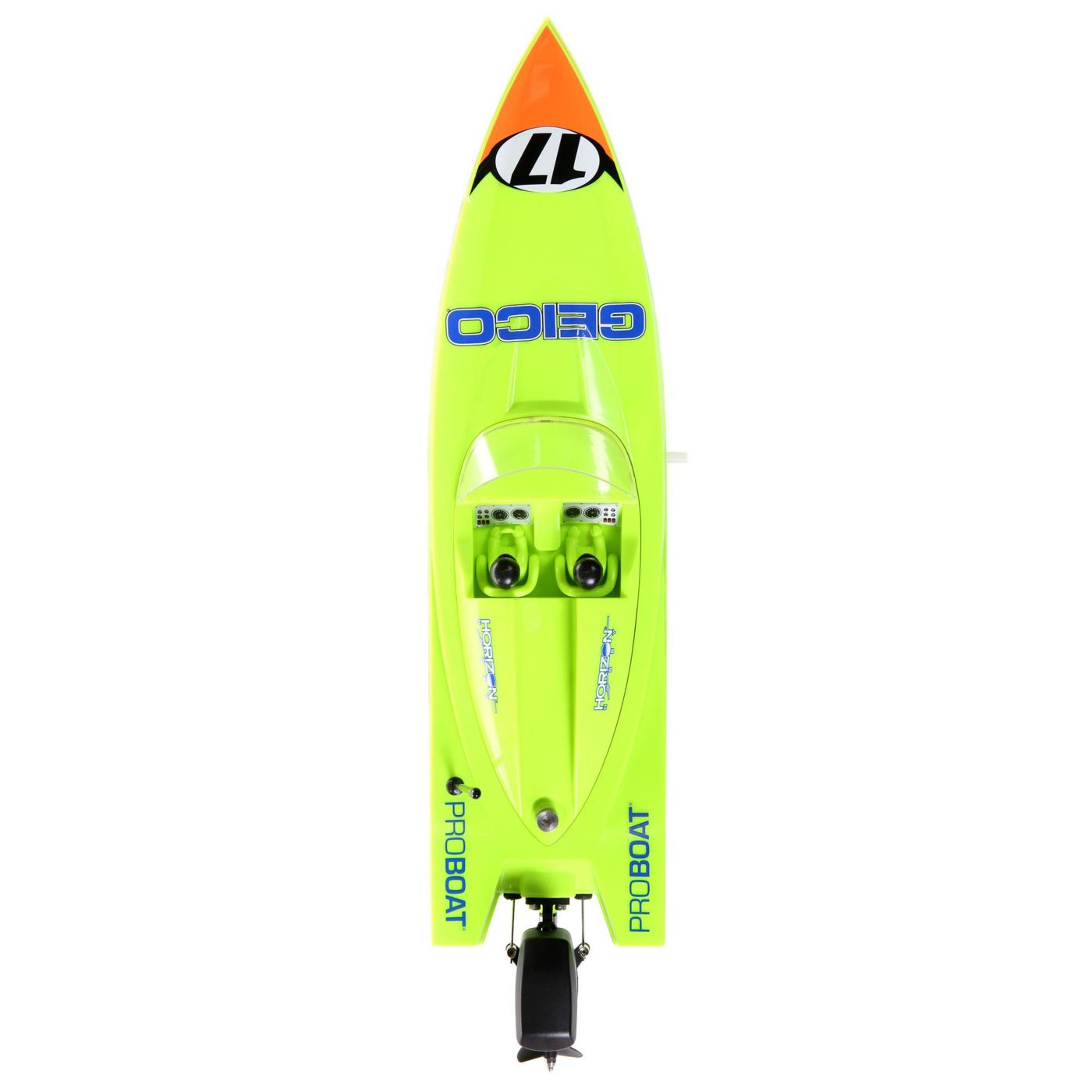 Miss GEICO 17" Power Boat Racer Self-Righting Deep-V RTR Horizon Hobby