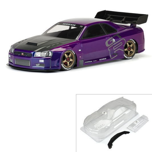 PROTOform: 1/7 2002 Nissan Skyline GT-R R34 Clear Body: ARRMA Infraction 6S (PRM158400) Horizon Hobby