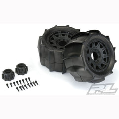 Pro-Line Sling Shot 3.8 Sand Tires, Raid Wheel (2) (PRO117910) Horizon Hobby