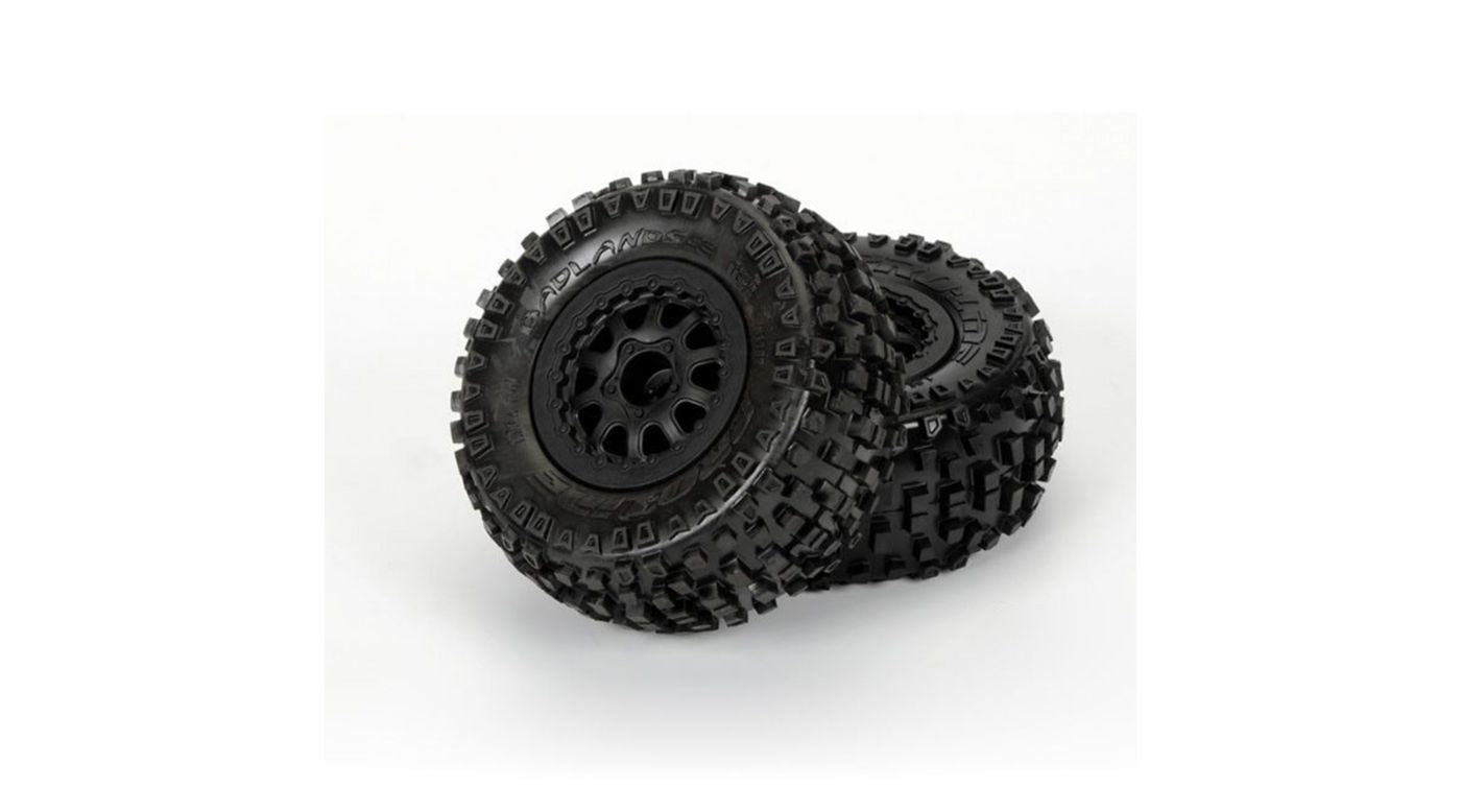 Pro-Line Badlands SC 2.2/3.0 M2 Renegade Black Wheel: SLH (PRO118213) Horizon Hobby