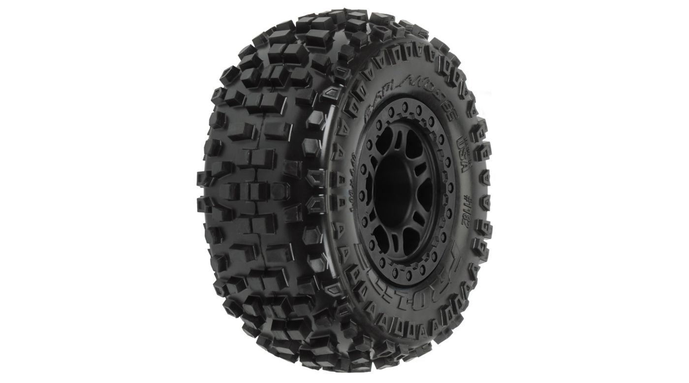 Pro-Line Fr Badlands SC 2.2/3.0 M2 Mnt Split Six Whl(2): SLH (PRO118221) Horizon Hobby